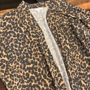 Cheetah print duster size m